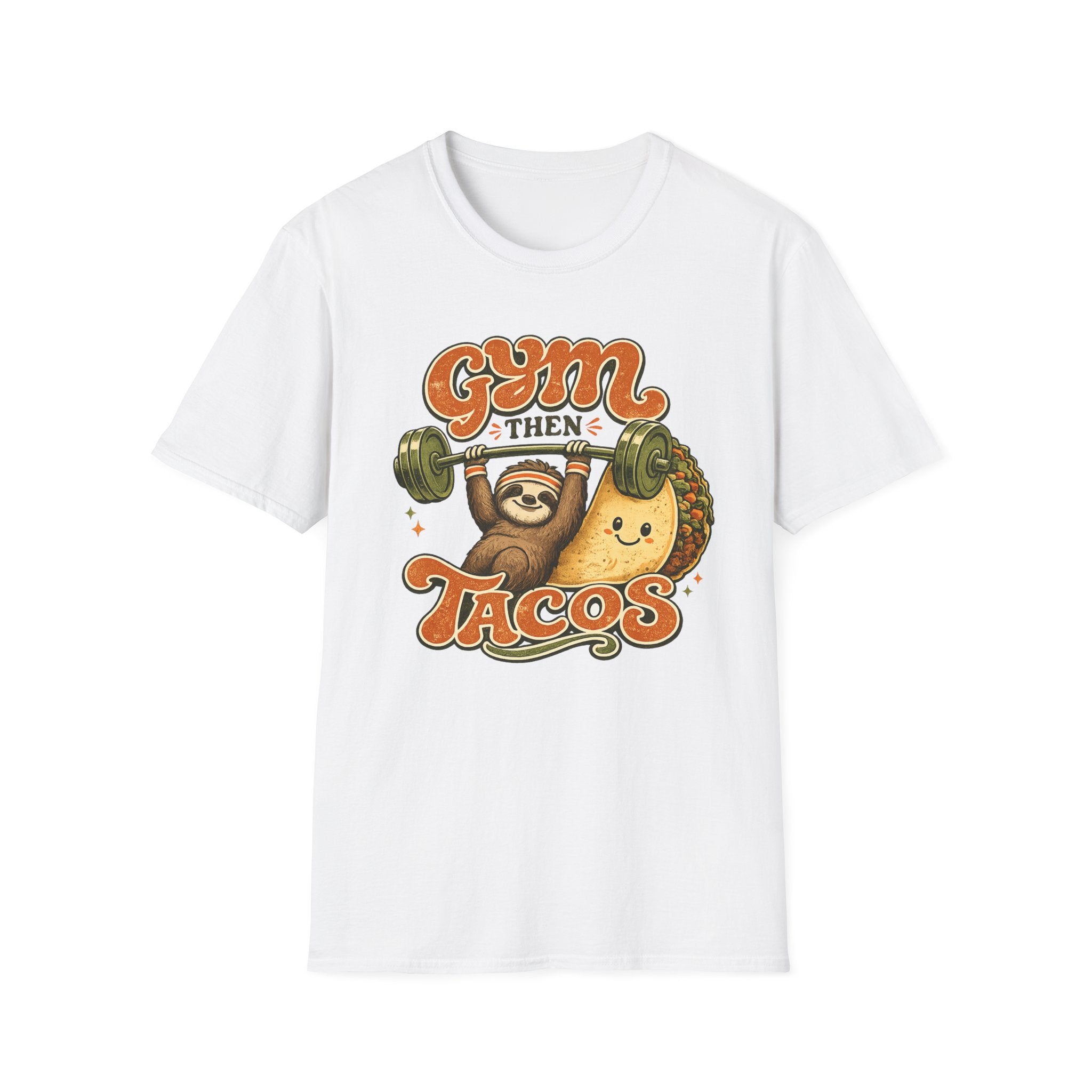 Gym Sloth | Premium Unisex T-Shirt | Gym Then Tacos