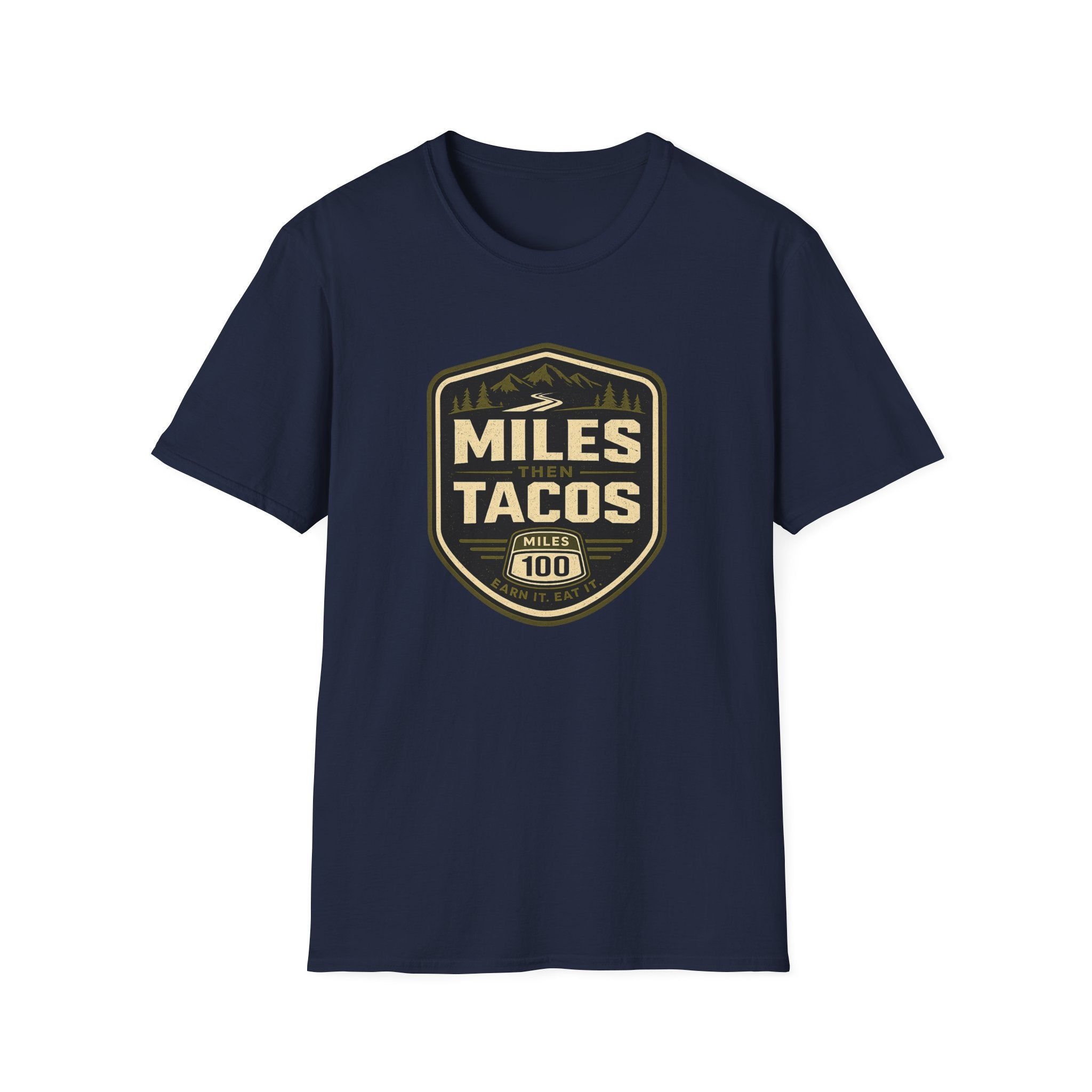 Miles Then Tacos | Premium Unisex T-Shirt | Gym Then Tacos