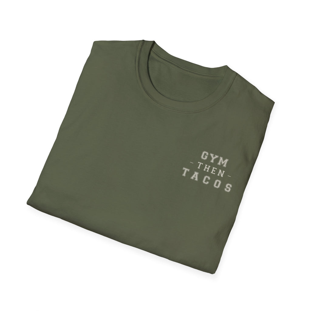 Progress Over Perfection - Gym Then Tacos T-Shirt