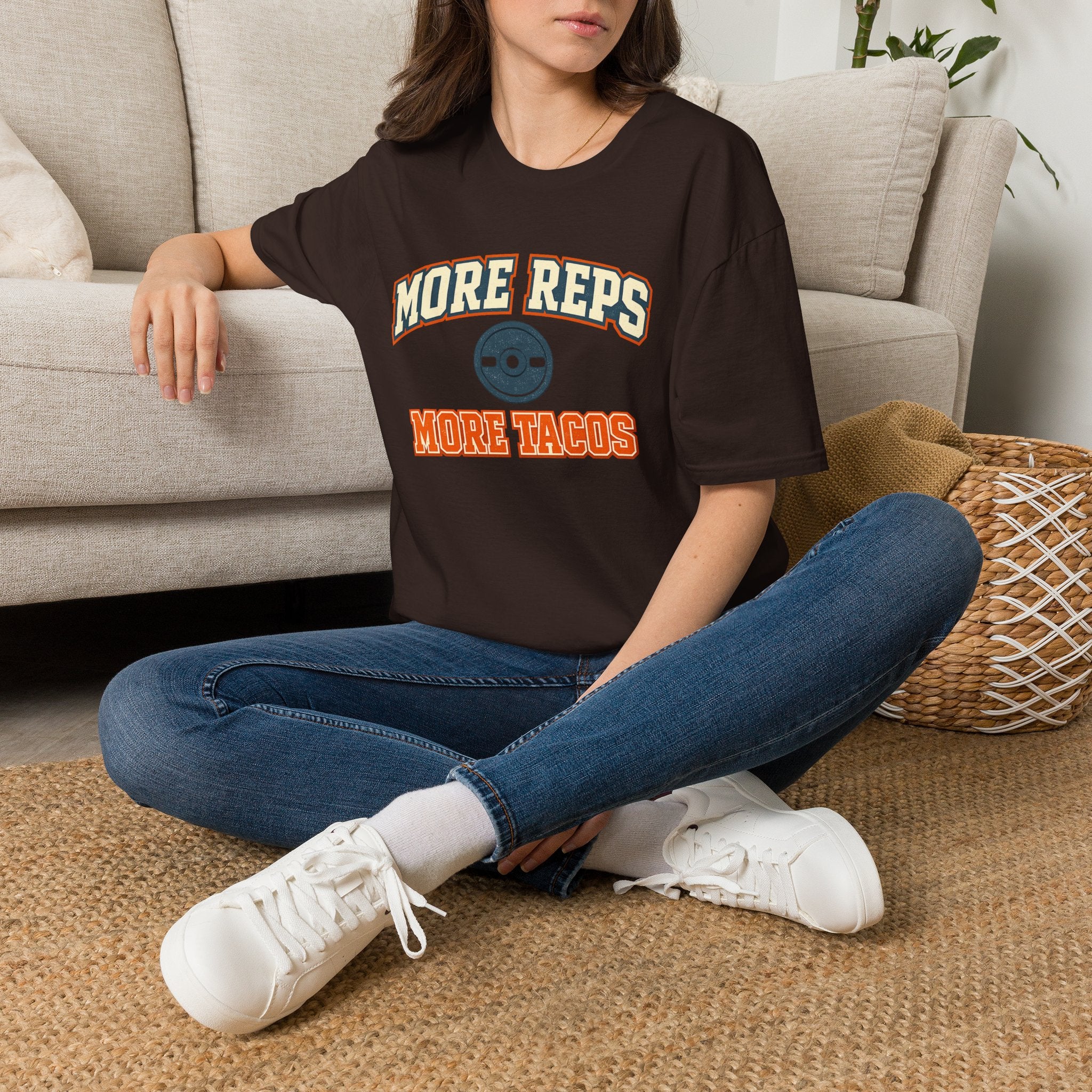 More Reps, More Tacos! | Premium Unisex T-Shirt | Gym Then Tacos
