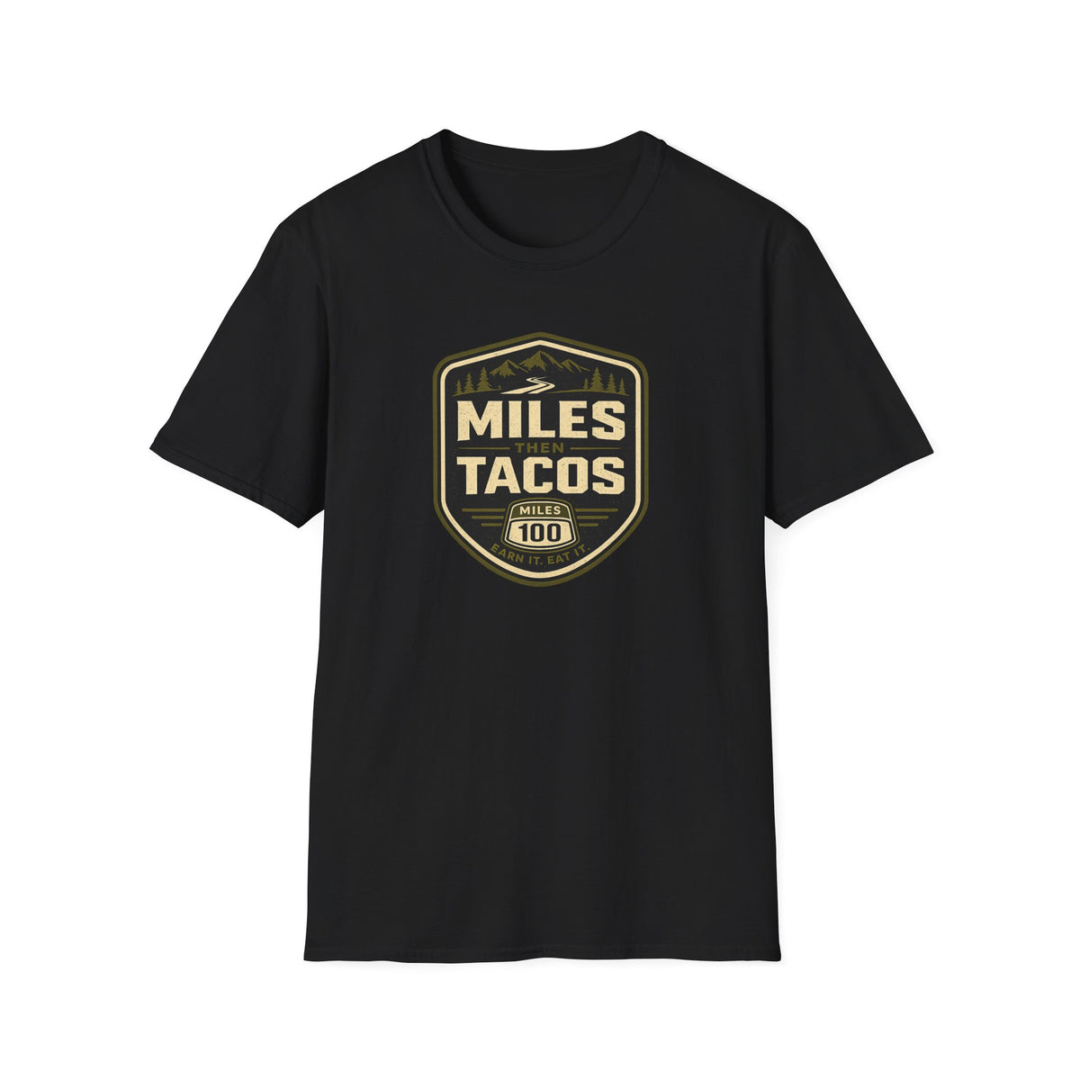 Miles Then Tacos | Premium Unisex T-Shirt | Gym Then Tacos