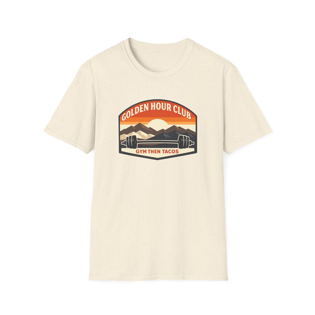 Golden Hour Club | Premium Unisex T-Shirt | Gym Then Tacos