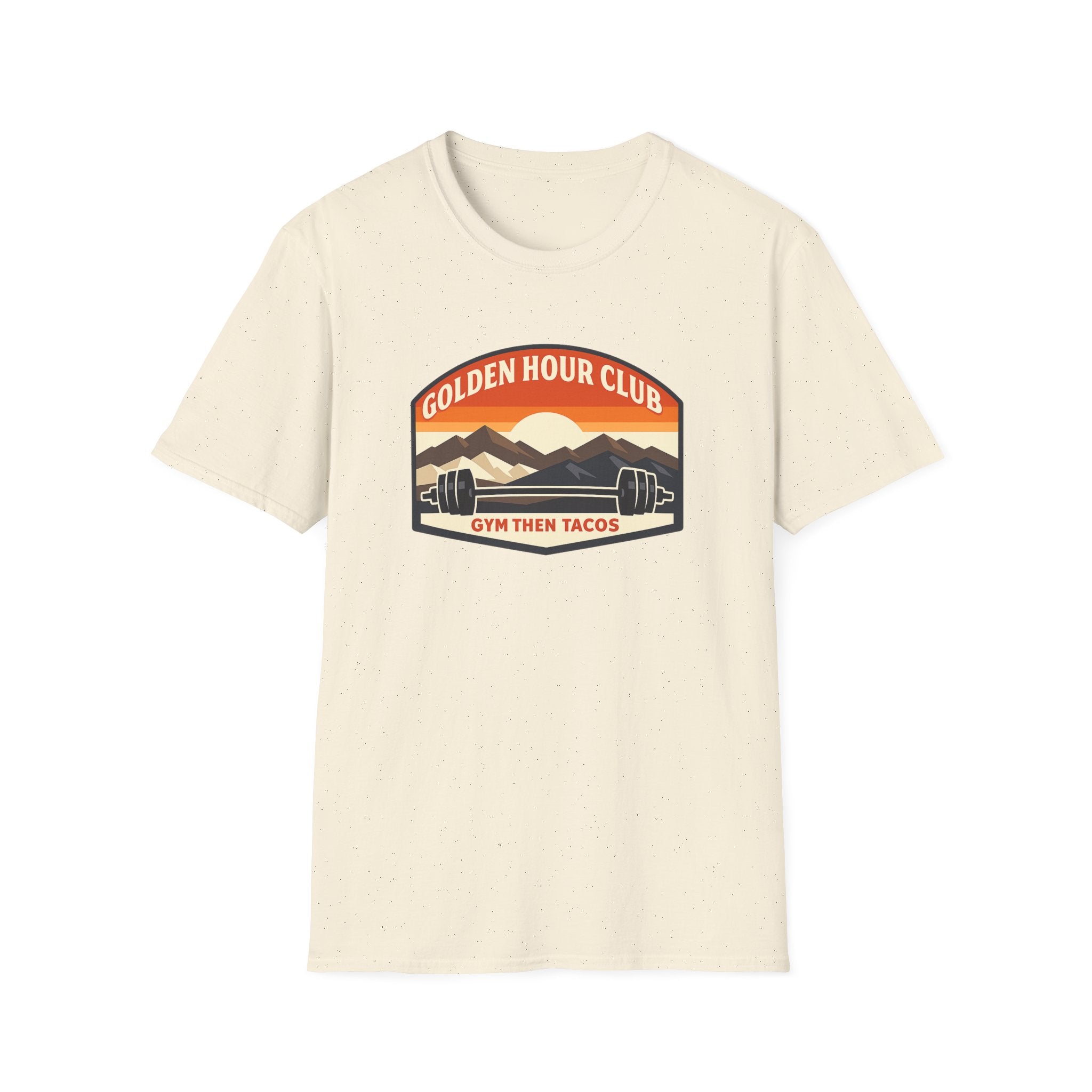 Golden Hour Club | Premium Unisex T-Shirt | Gym Then Tacos