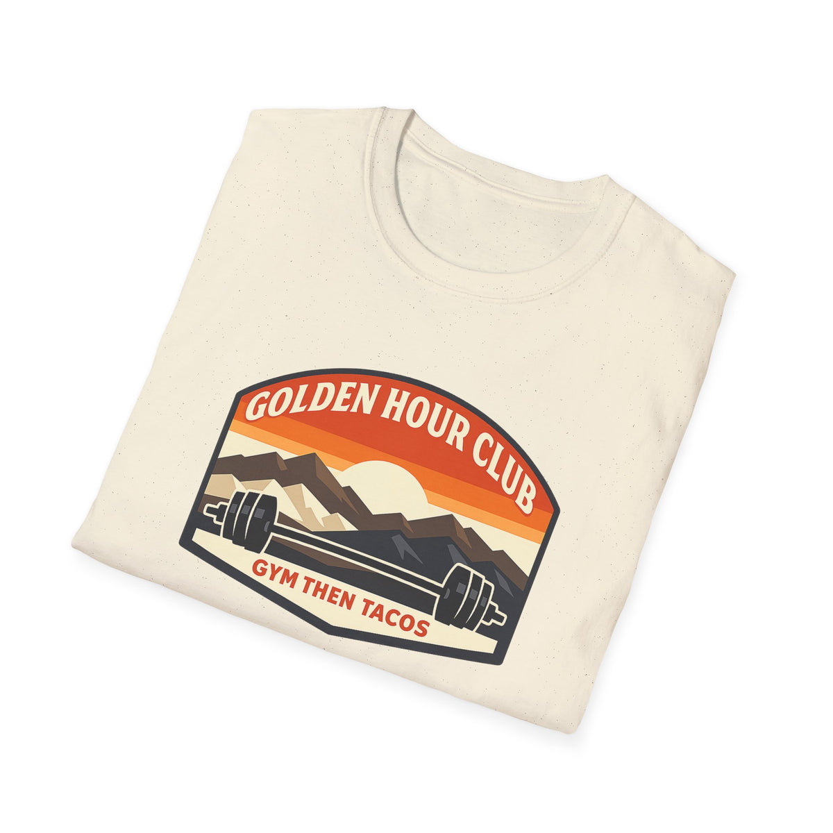 Golden Hour Club | Premium Unisex T-Shirt | Gym Then Tacos