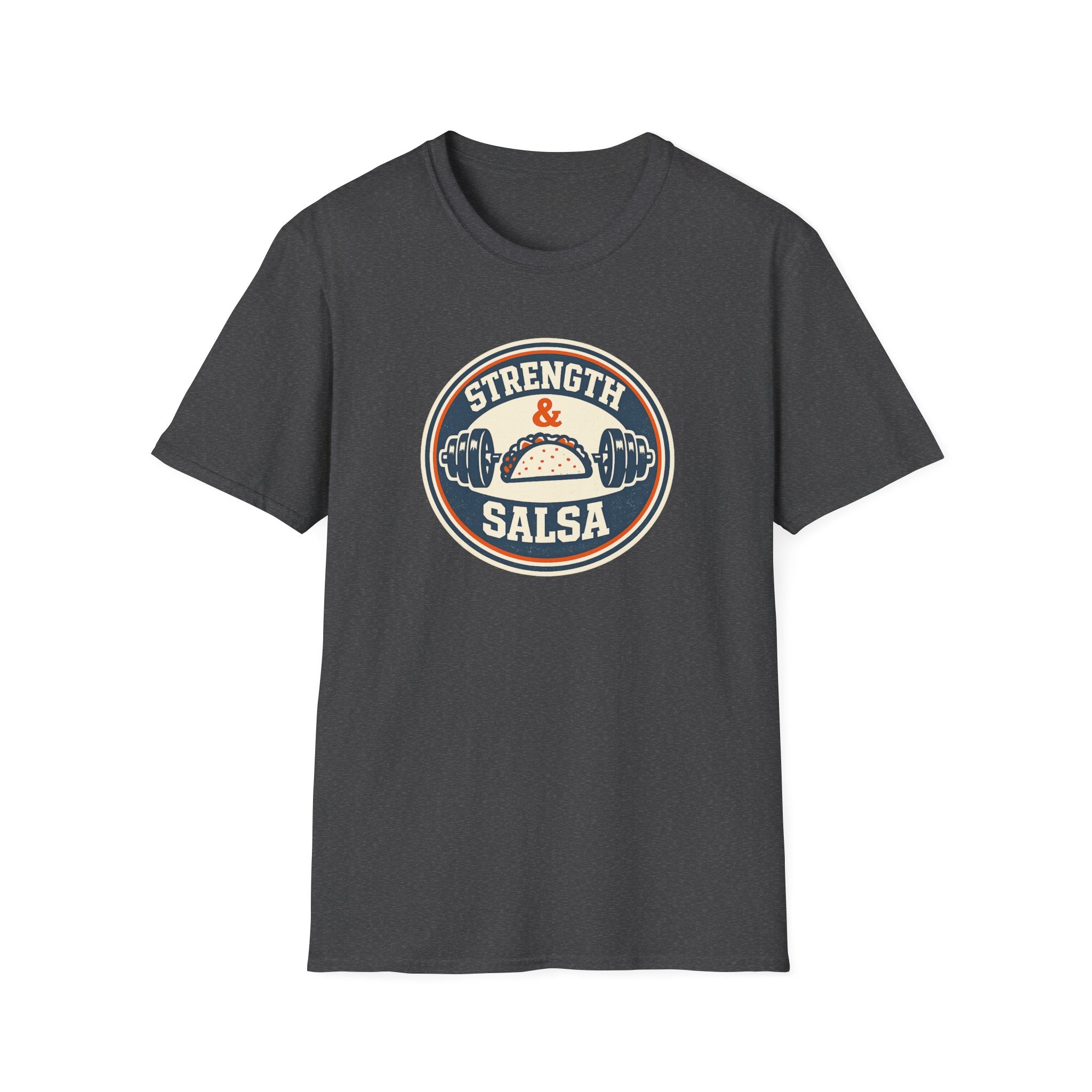 Strength & Salsa | Premium Unisex T-Shirt | Gym Then Tacos