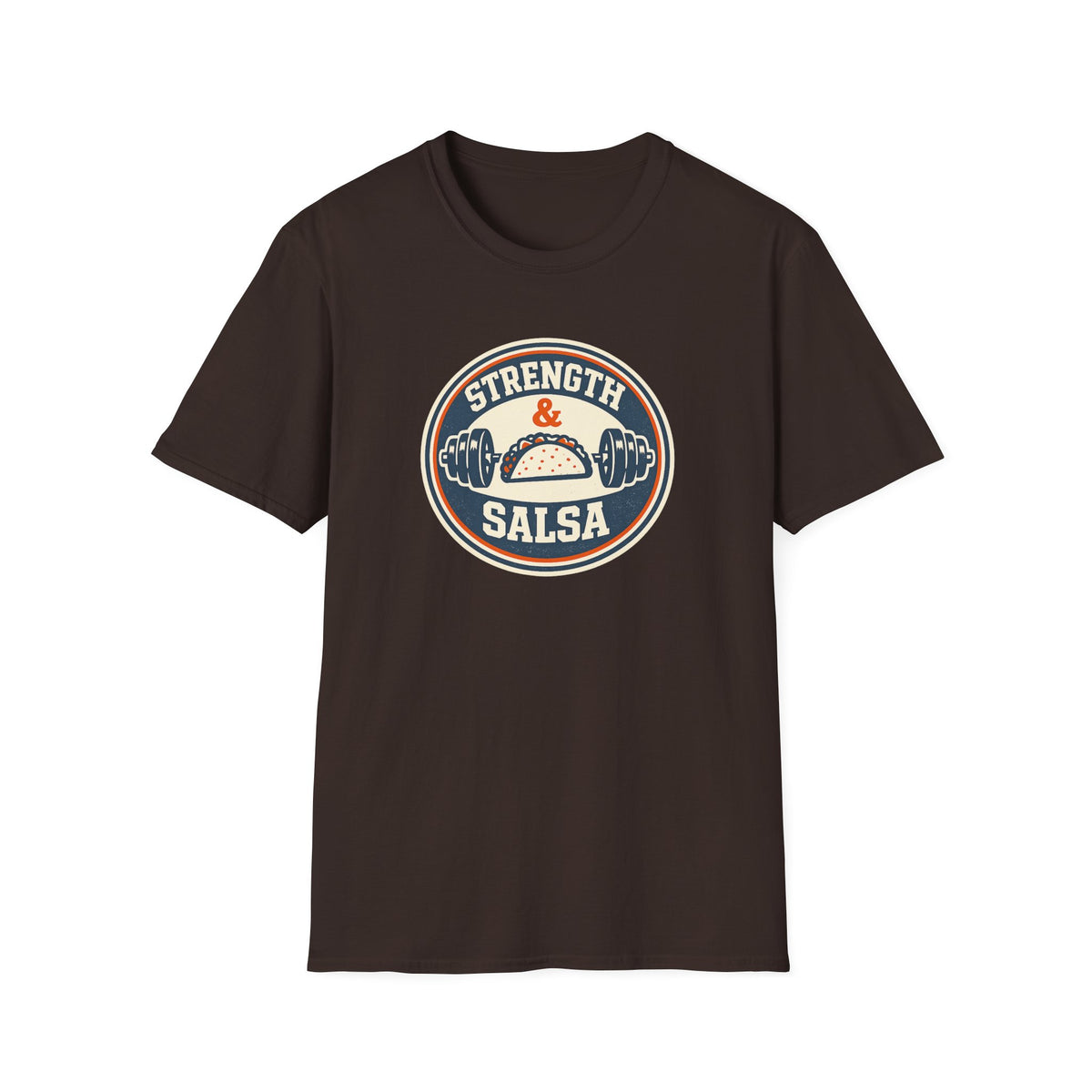 Strength & Salsa | Premium Unisex T-Shirt | Gym Then Tacos