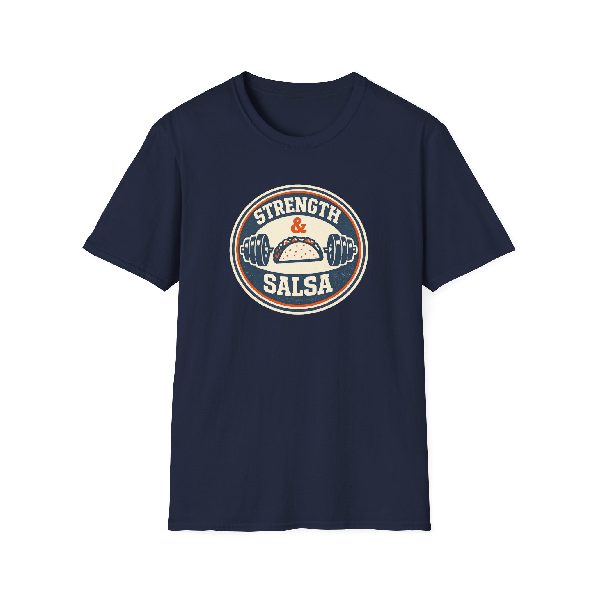 Strength & Salsa | Premium Unisex T-Shirt | Gym Then Tacos