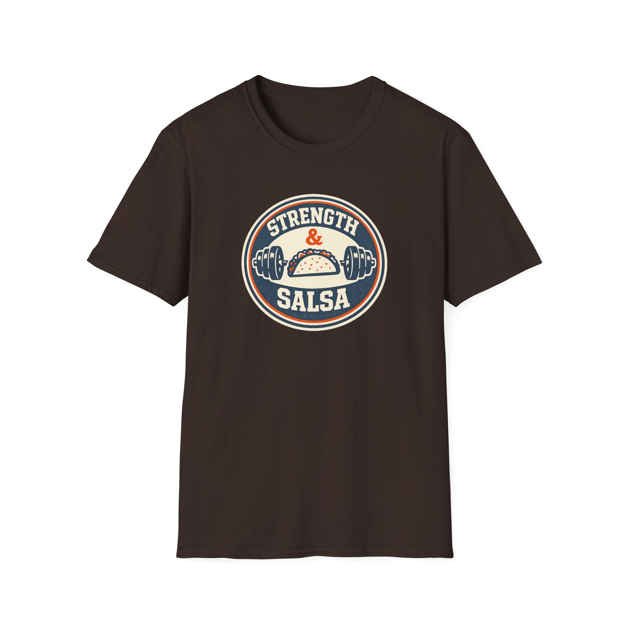 Strength & Salsa | Premium Unisex T-Shirt | Gym Then Tacos