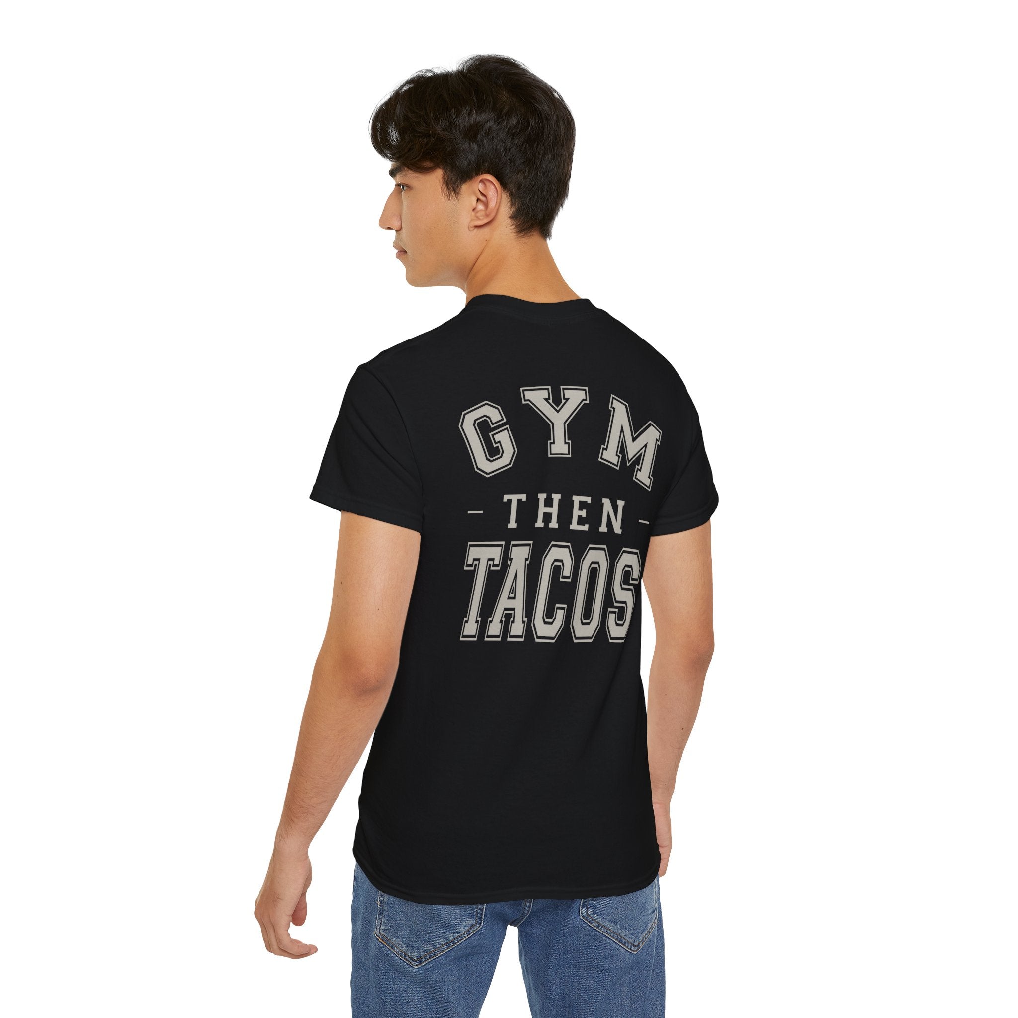 The Heritage Tee - Back Print - Gym Then Tacos