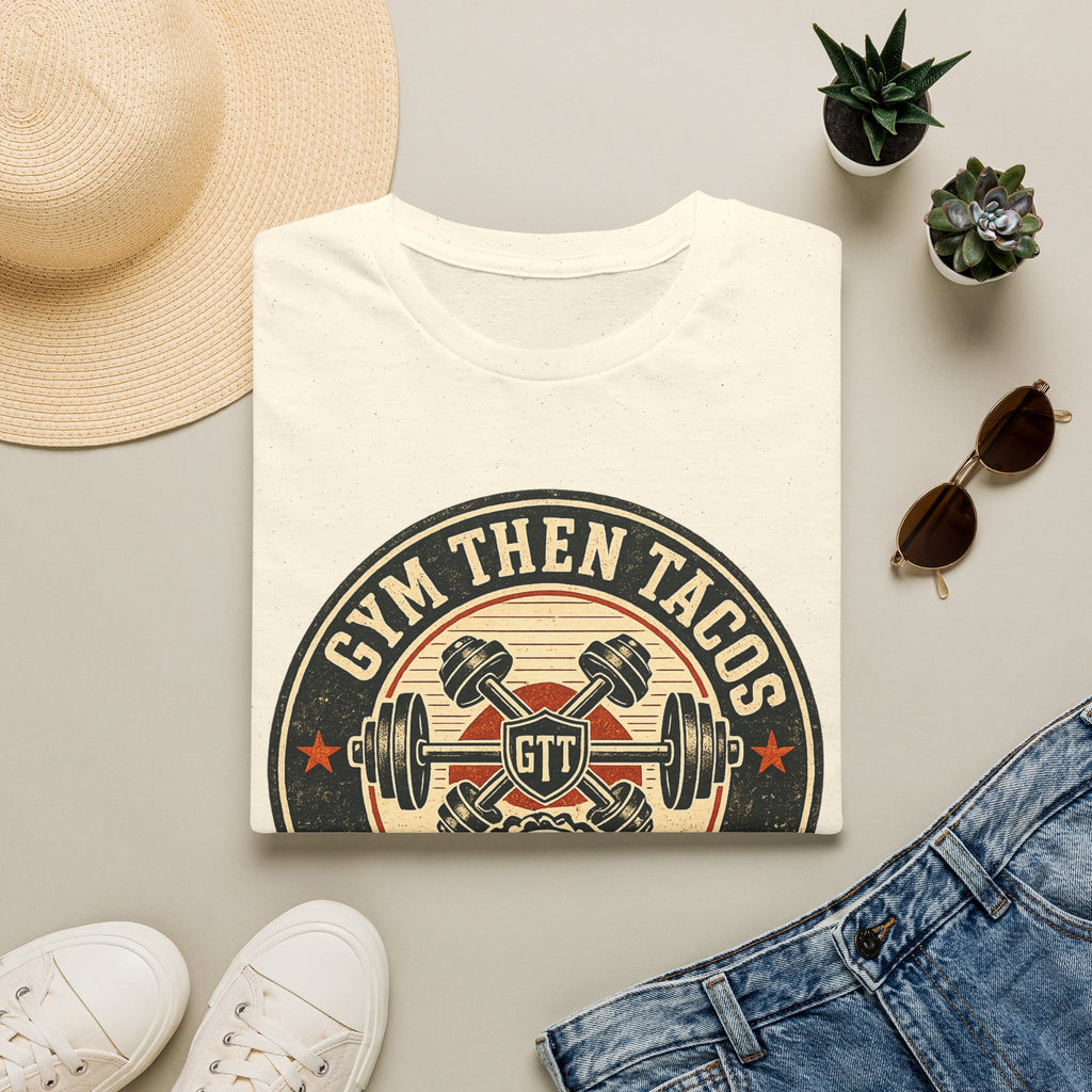 GTT Badge | Premium Unisex T-Shirt | Gym Then Tacos
