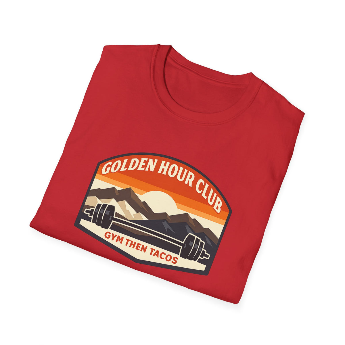 Golden Hour Club | Premium Unisex T-Shirt | Gym Then Tacos