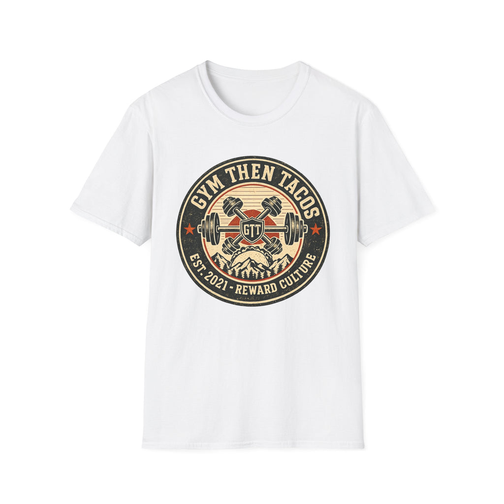 GTT Badge | Premium Unisex T-Shirt | Gym Then Tacos