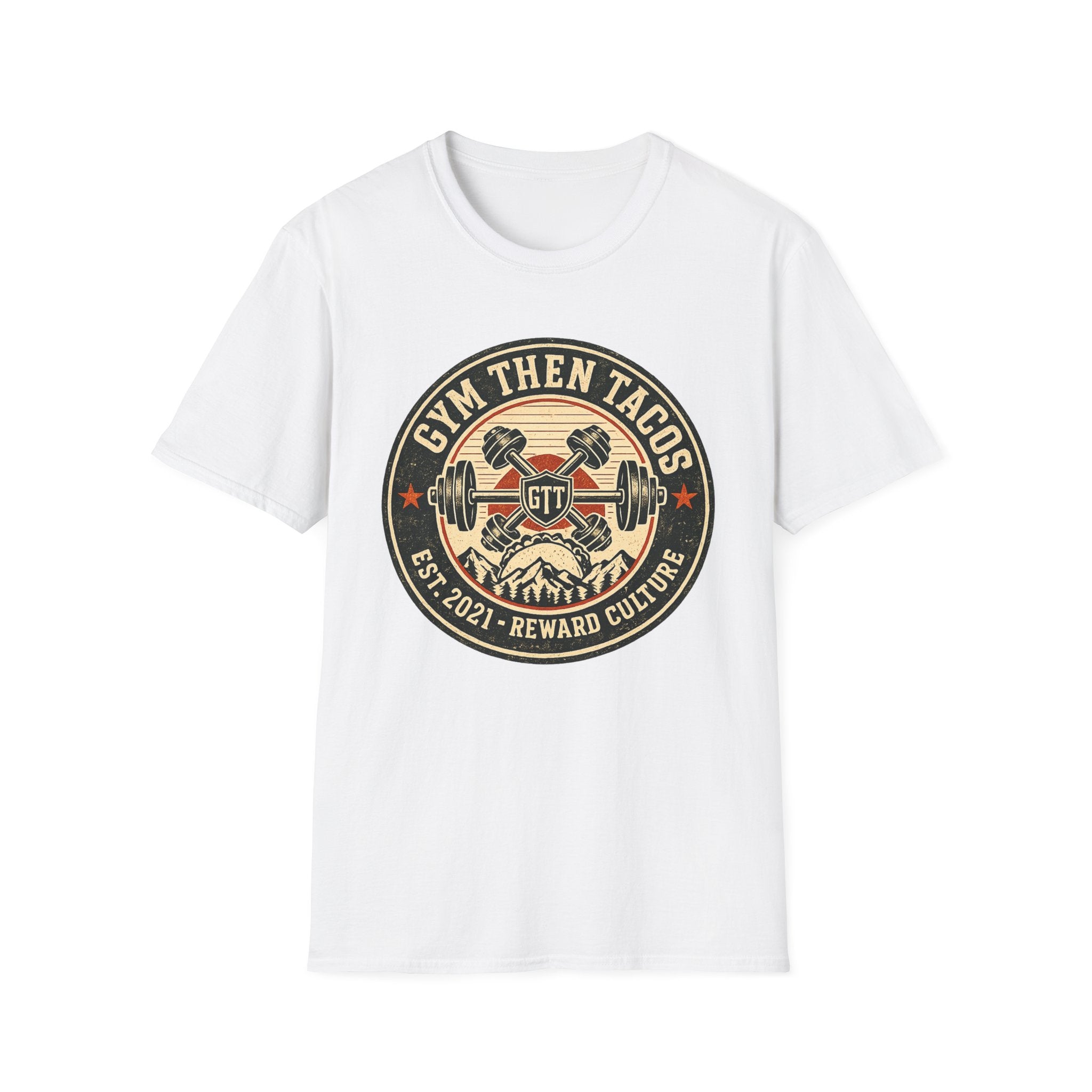 GTT Badge | Premium Unisex T-Shirt | Gym Then Tacos