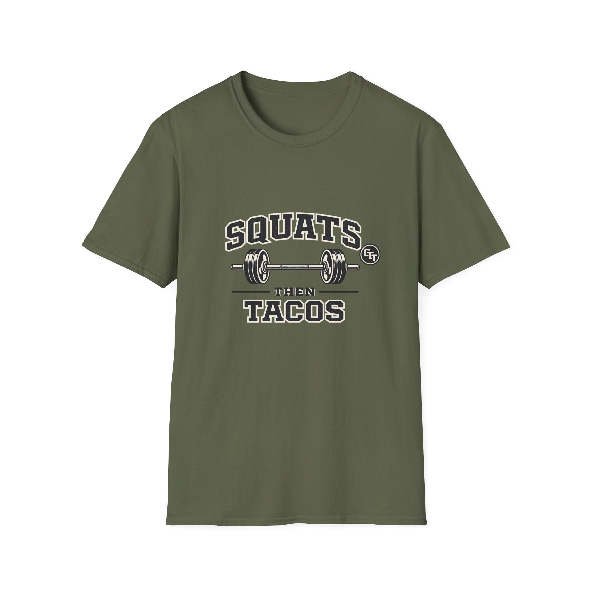 Squats Then Tacos | Premium Unisex T-Shirt | Gym Then Tacos