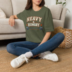Heavy and Hungry | Premium Unisex T-Shirt | Gym Then Tacos