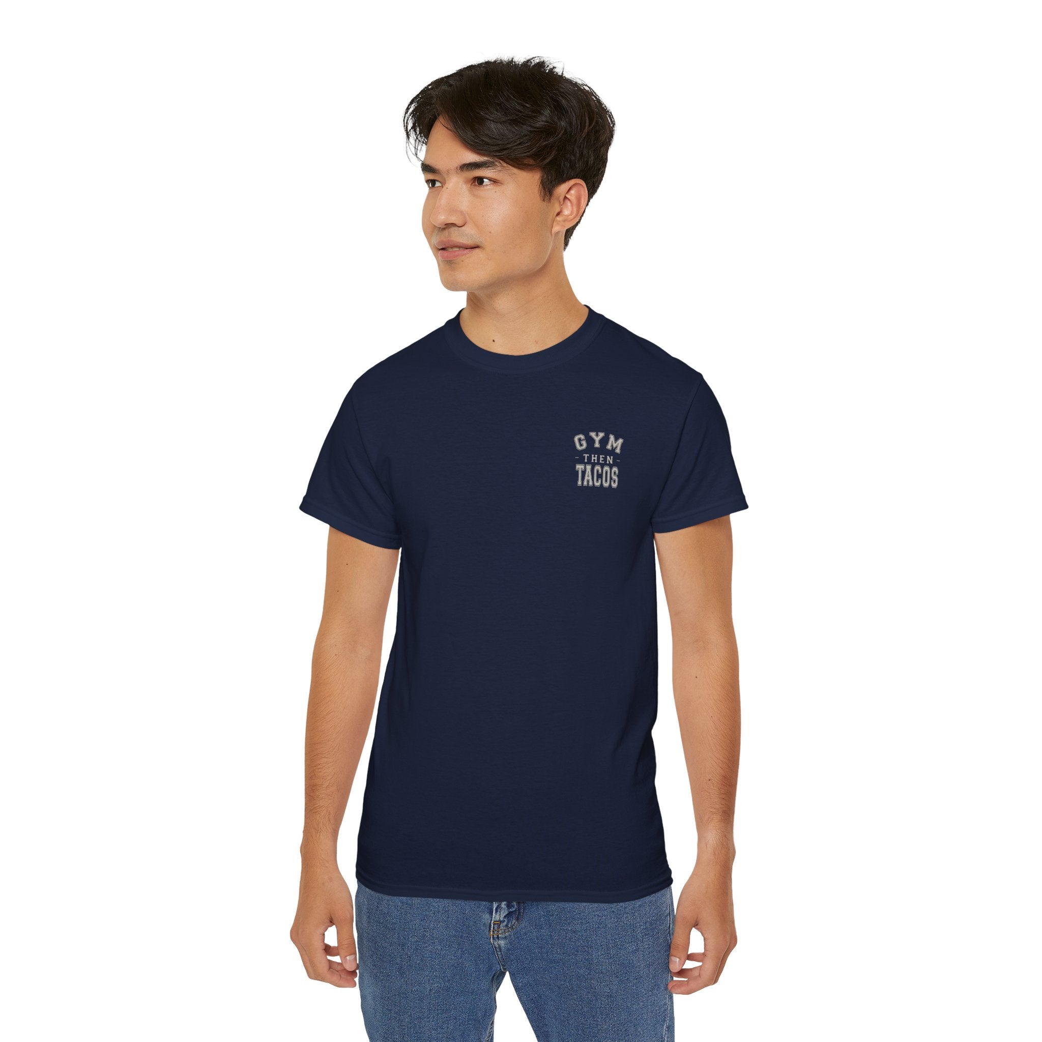 The Heritage Tee - Back Print - Gym Then Tacos