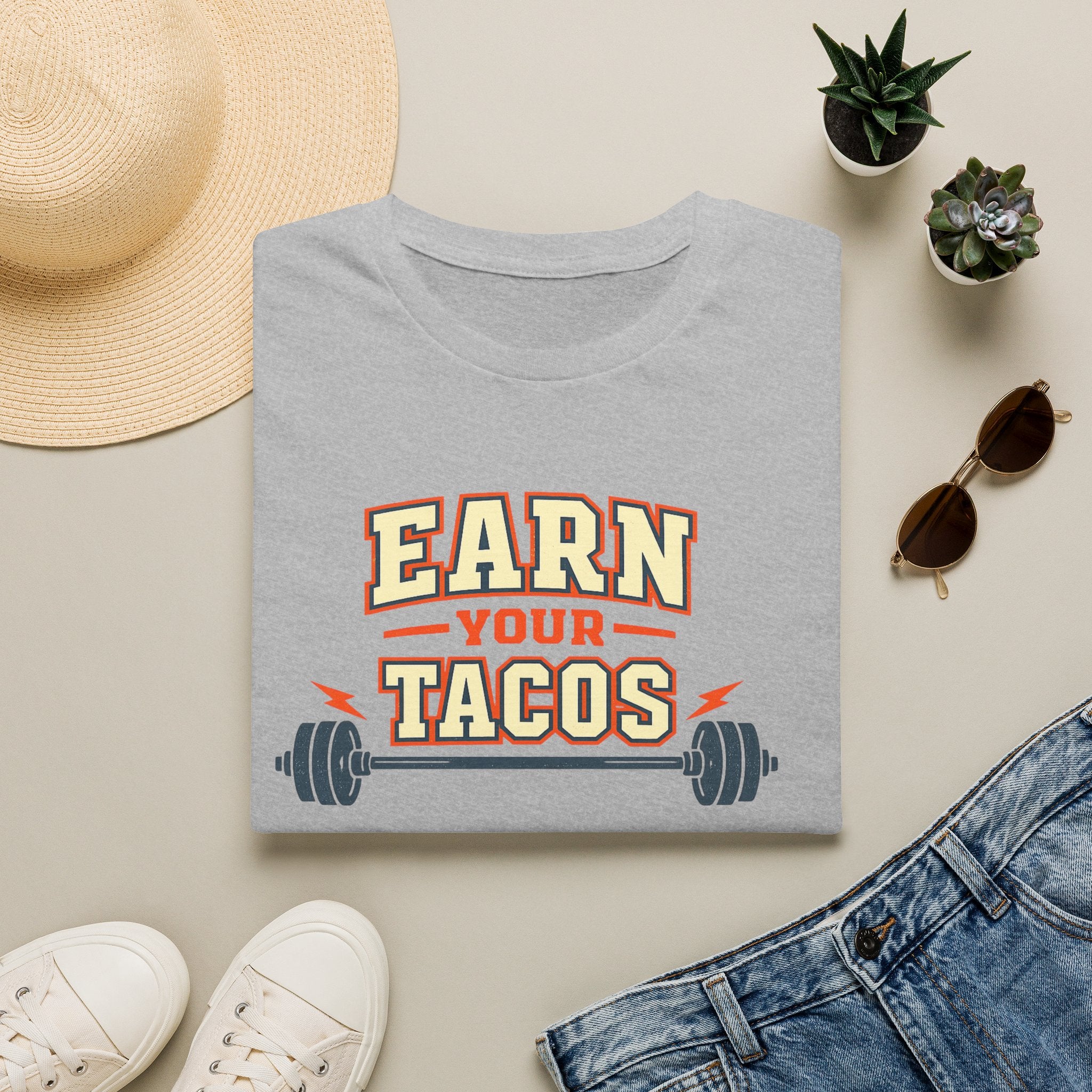 Earn Your Tacos | Premium Unisex T-Shirt | Gym Then Tacos