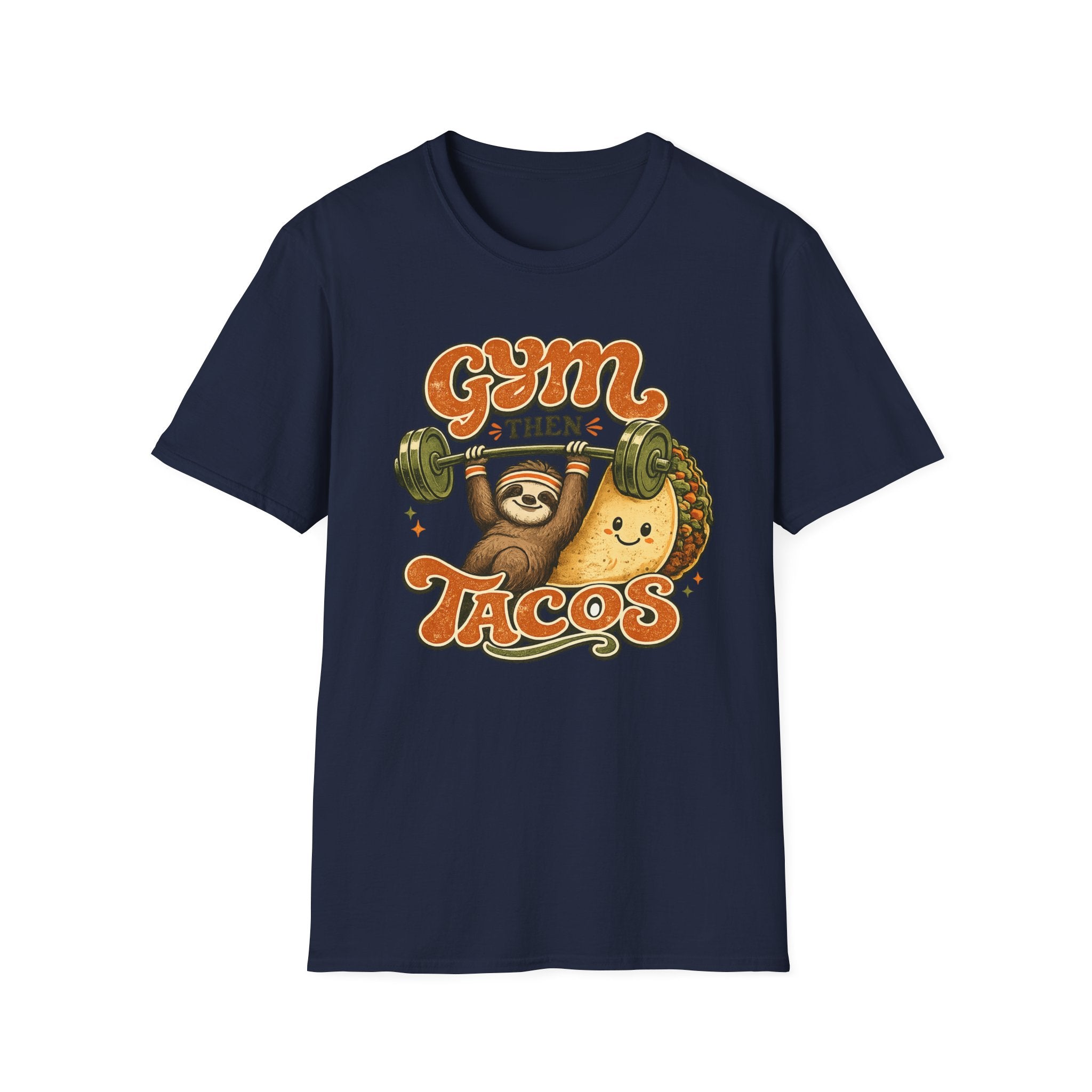 Gym Sloth | Premium Unisex T-Shirt | Gym Then Tacos