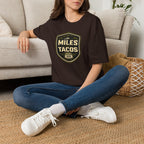 Miles Then Tacos | Premium Unisex T-Shirt | Gym Then Tacos
