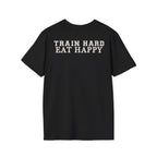 T-Shirt — 'Gym Then Tacos' Minimal Fitness & Food Quote Tee
