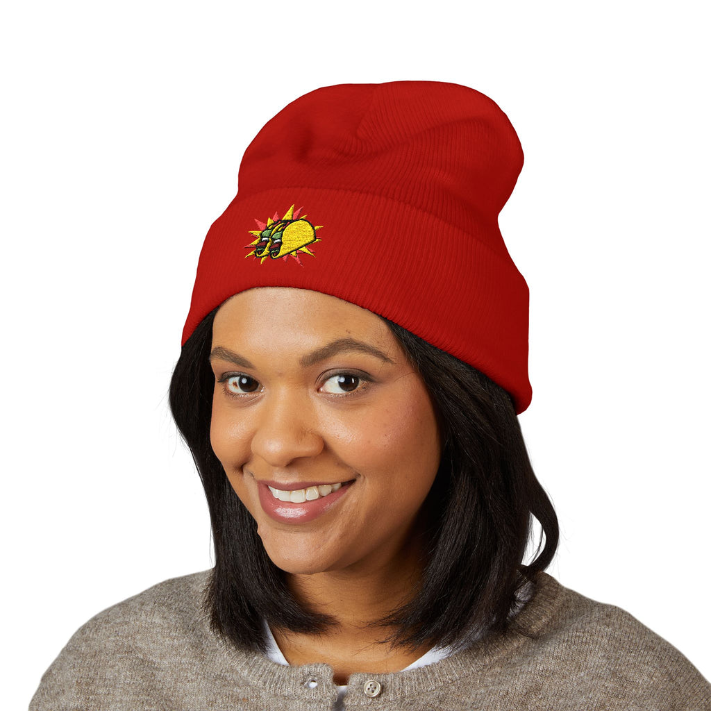 The Taco Beanie - Embroidered | Gym Then Tacos