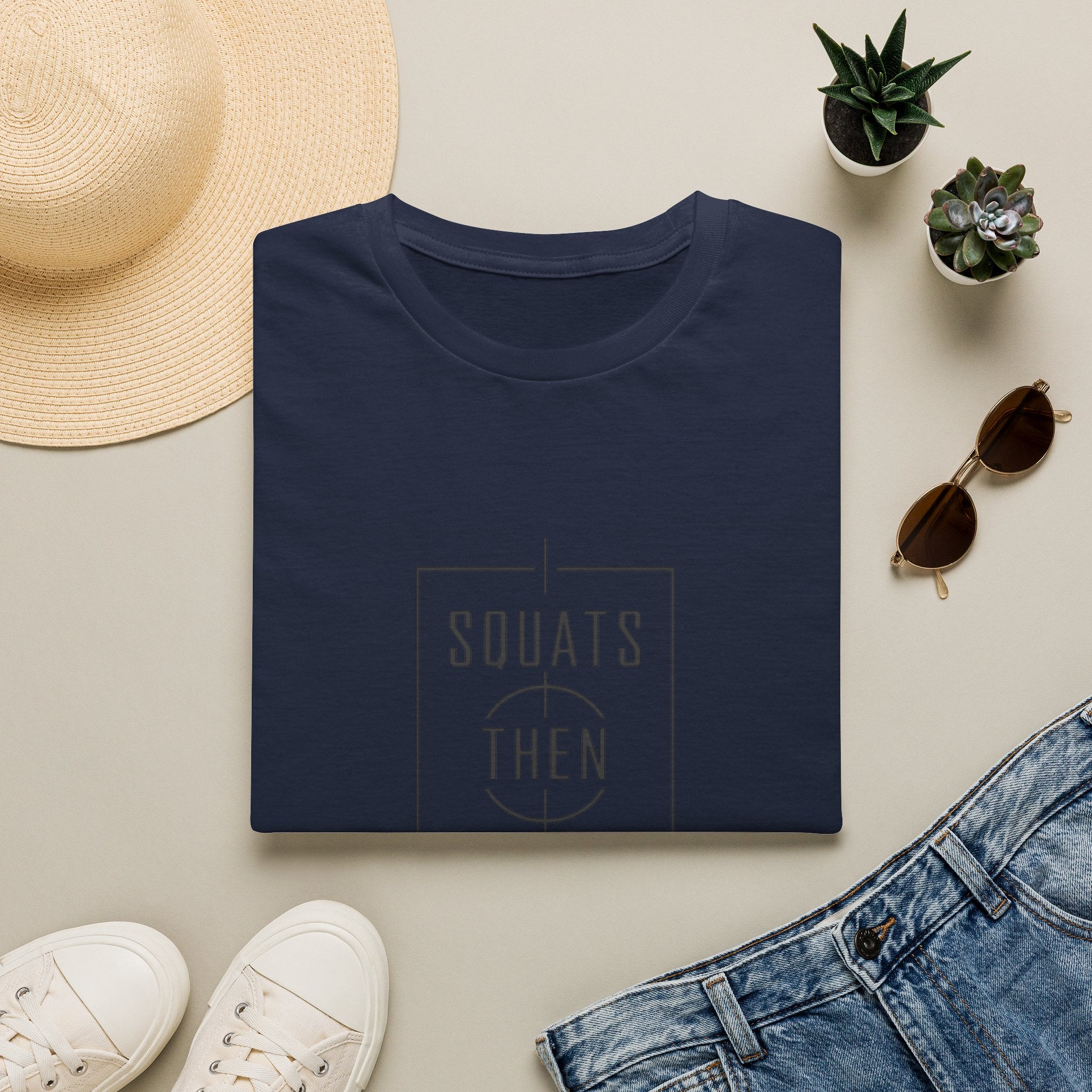 Squats Then Tacos | Premium Unisex T-Shirt | Gym Then Tacos