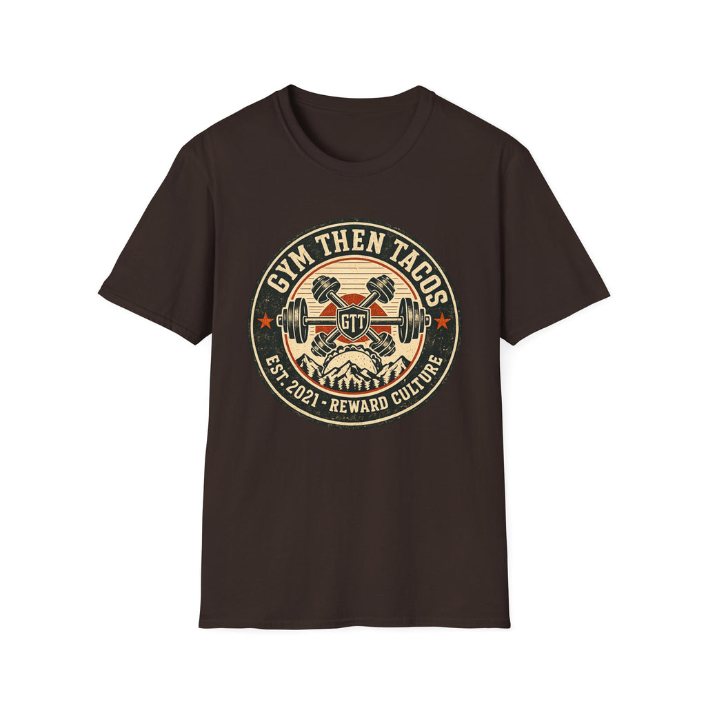 GTT Badge | Premium Unisex T-Shirt | Gym Then Tacos