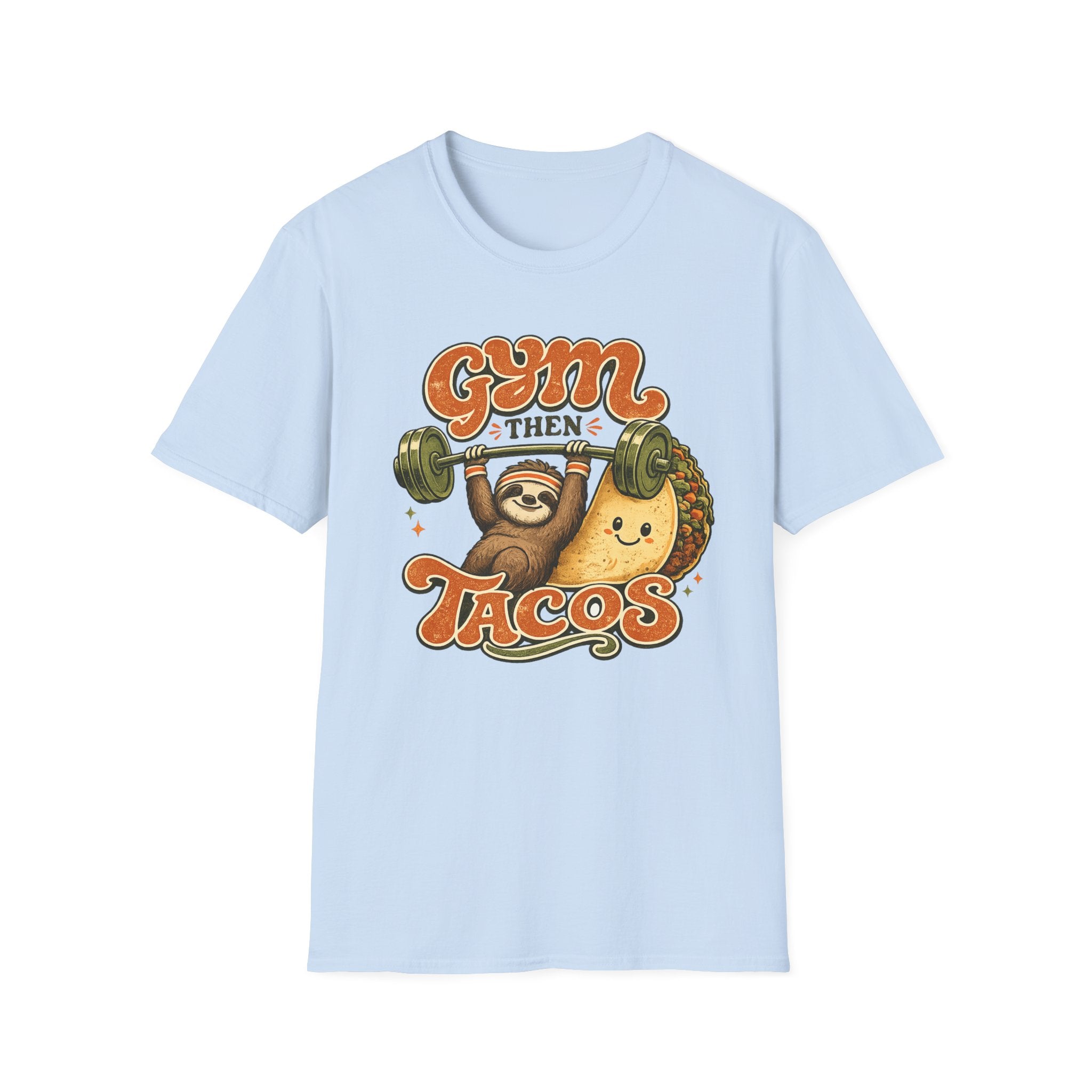Gym Sloth | Premium Unisex T-Shirt | Gym Then Tacos