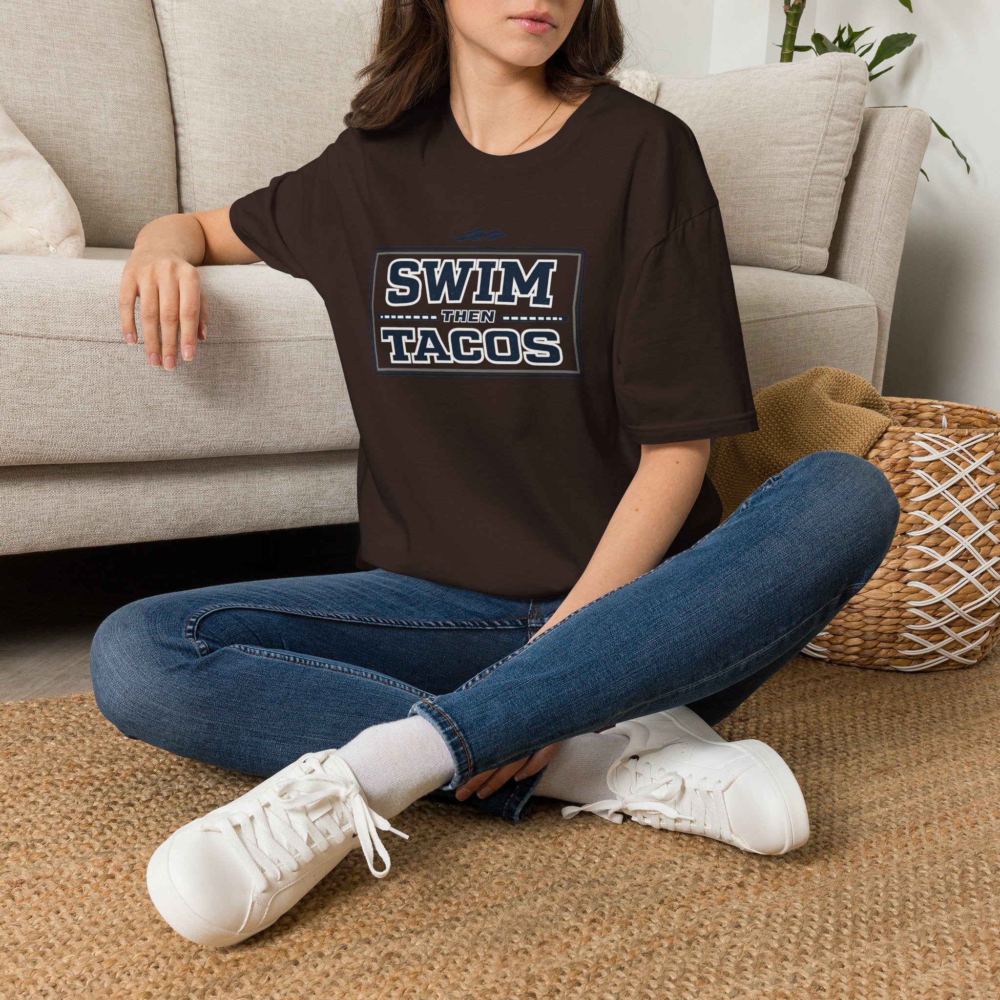Swim Then Tacos | Premium Unisex T-Shirt | Gym Then Tacos