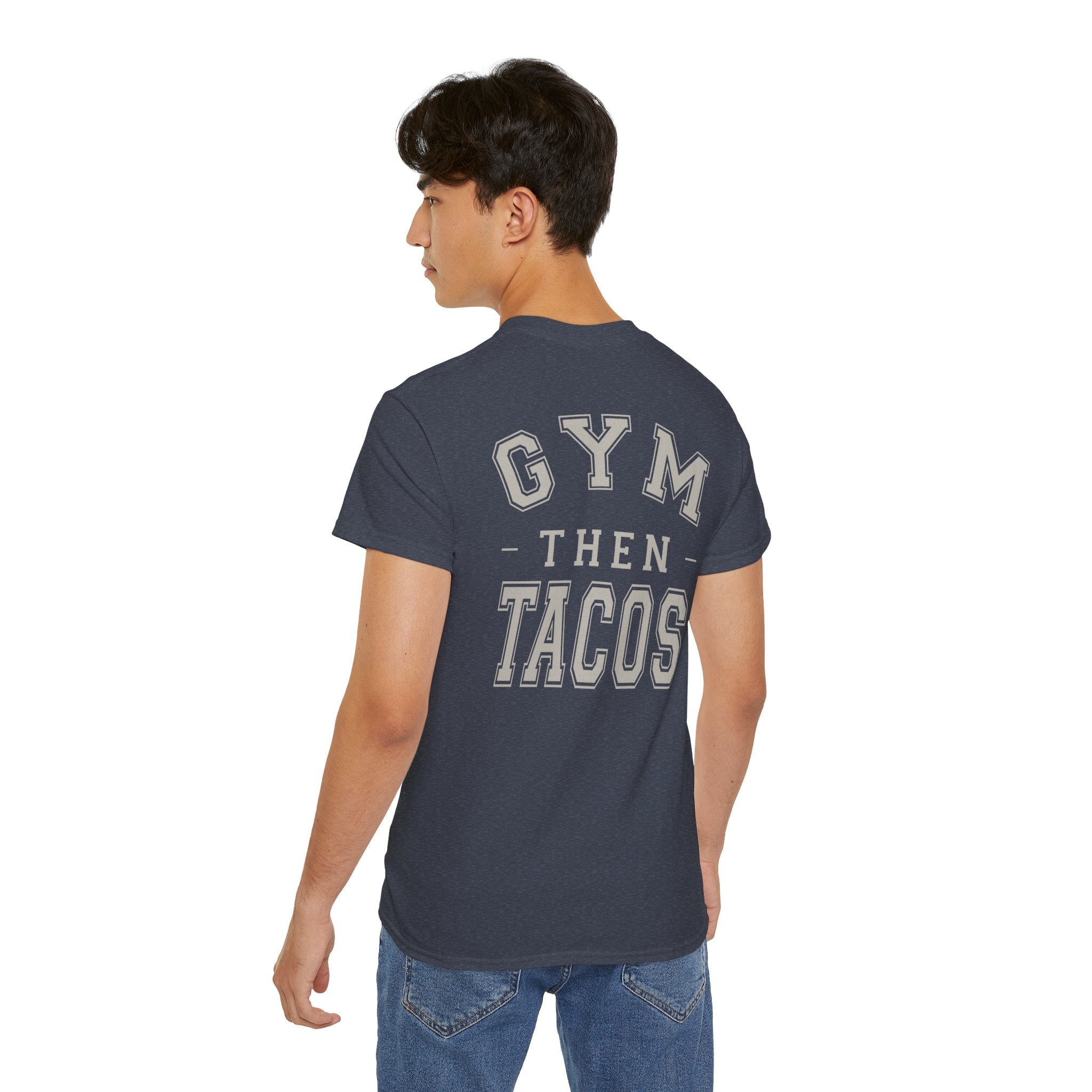 The Heritage Tee - Back Print - Gym Then Tacos