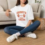 Squats Then Tacos | Premium Unisex T-Shirt | Gym Then Tacos