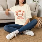 Squats Then Tacos | Premium Unisex T-Shirt | Gym Then Tacos