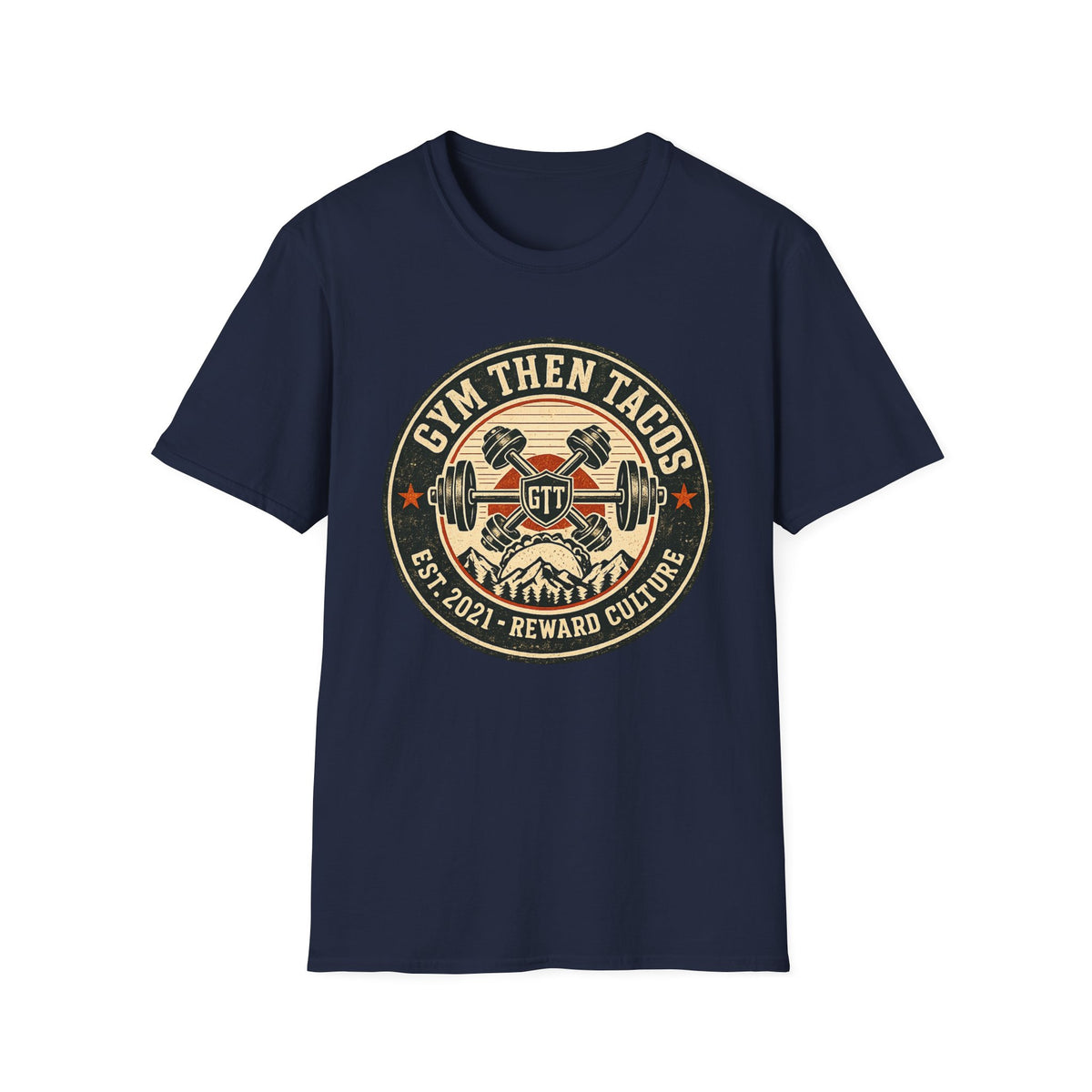GTT Badge | Premium Unisex T-Shirt | Gym Then Tacos