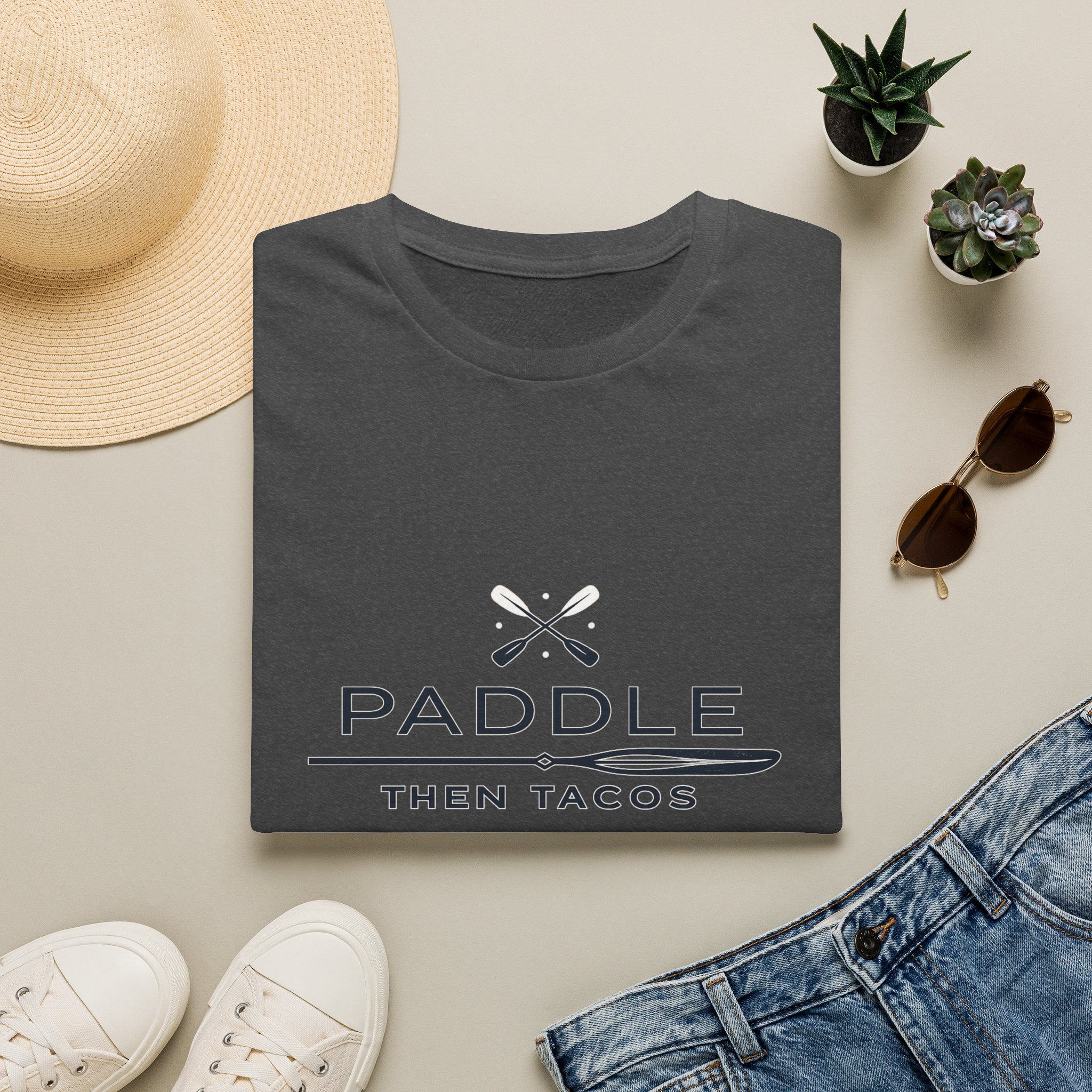 Paddle Then Tacos | Premium Unisex T-Shirt | Gym Then Tacos