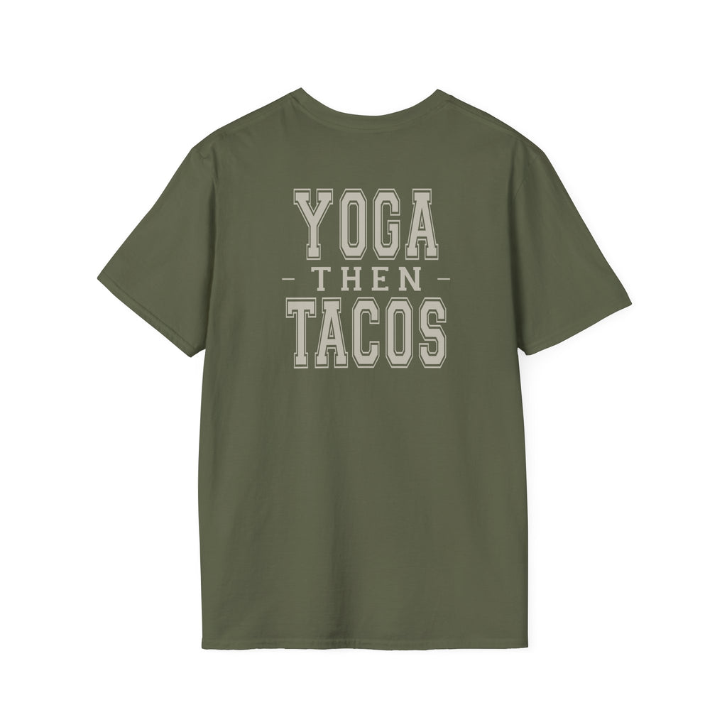 YOGA THEN TACOS - Gym Then Tacos T-Shirt