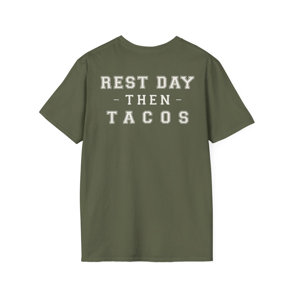 REST DAY THEN TACOS - Gym Then Tacos T-Shirt