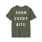 Gym Then Tacos T-Shirt — Minimal Fitness & Food Quote Tee